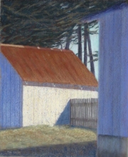 Del Mar Barns 10 x 12 by Tim Brody
