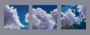 Cloudscape Triptych 14 x 35.5 by Tim Brody