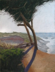Twin Sentinels 112.5 x 16.5 by Tim Brody