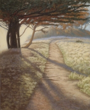 Vertical Bluff Trail 20 x 16 by Tim Brody