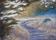 Small Bluff Trail  7 x 9  by Tim Brody