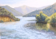 Blue Lake 16 x 20 by Tim Brody